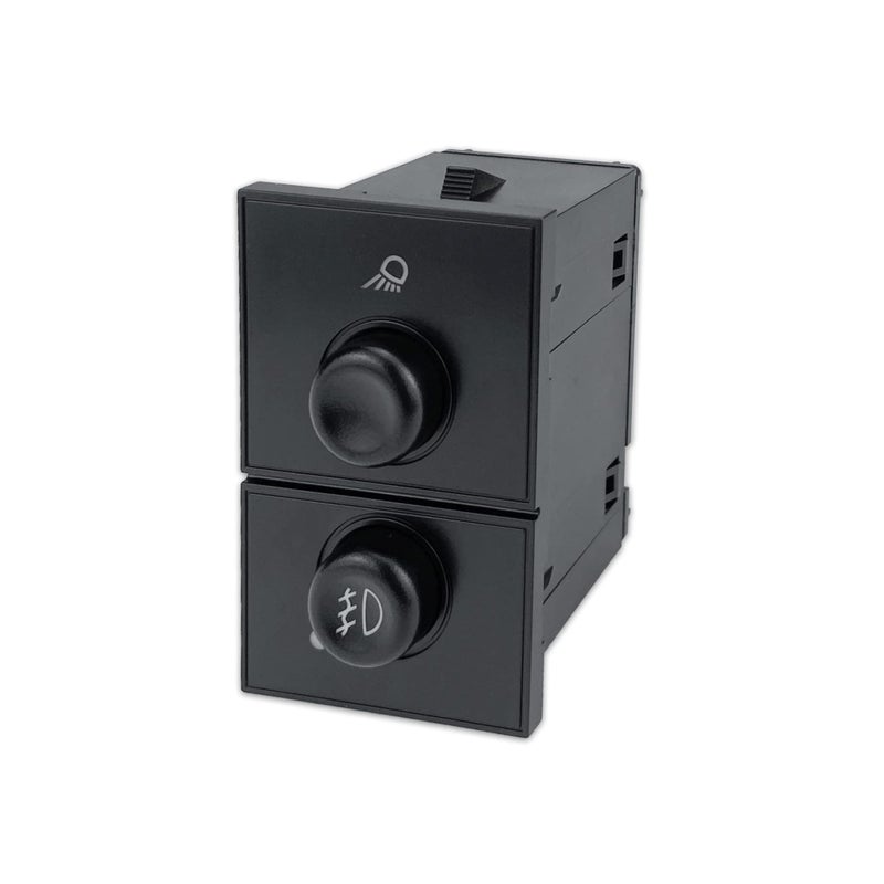 RLP Fog Light Switch Cargo and Fog Lamp Switch Compatible with 2003-2006 Ca-dillac Escalade Chevy Silverado 1500 2500 3500 GMC Sierra 1500 2500 3500 Replaces 15143597 15076588 - Image 1